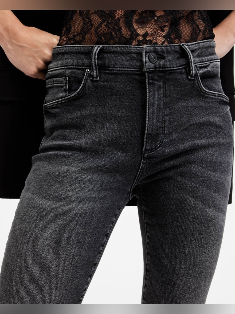 Hudson 𝗝𝗲𝗮𝗻𝘀  Natalie Rue  Midrise Skinny black Sz 31